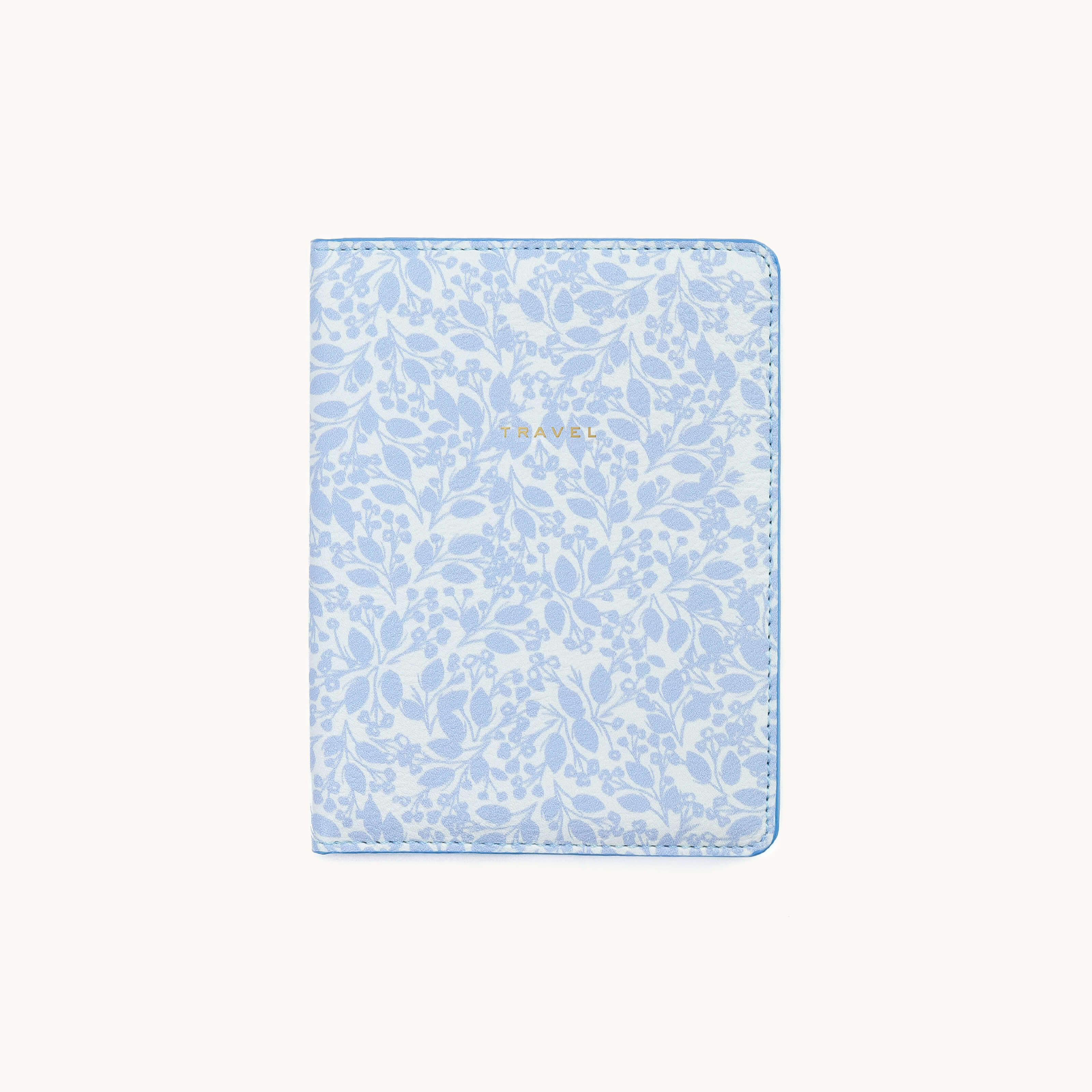 Misty Meadow blue floral passport holder travel wallet by Simplified by Emily Ley