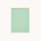 Simplified by Emily Ley | Baby Sticker Book featuring a soft-touch, thick paper cover with gold foil details.