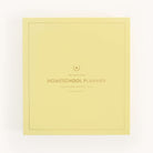 Yellow keepsake box for the Simplified Homeschool Planner by Emily Ley.