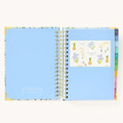 Colorful sticker sheet included in the inner pocket with the 2025 Calendar Year Daily Simplified Planner by Emily Ley in the Beaufort Birdies cover design for customization.