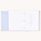 Table of contents page outlining the sections of the Simplified Wedding Planner by Emily Ley