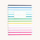Happy Stripe Academic Monthly Planner Cover