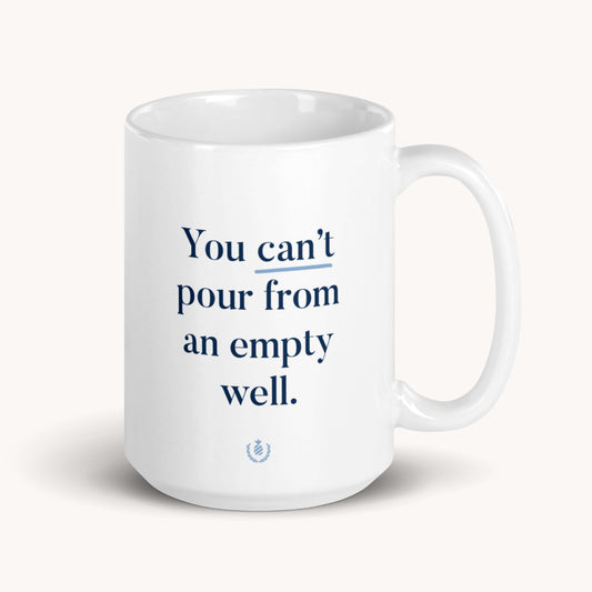 empty well mug design