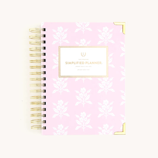 Blush Block Daily Planner Cover