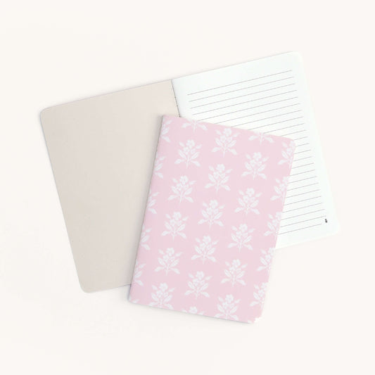 Blush Block Mini Notebook Inside Cover & Pages