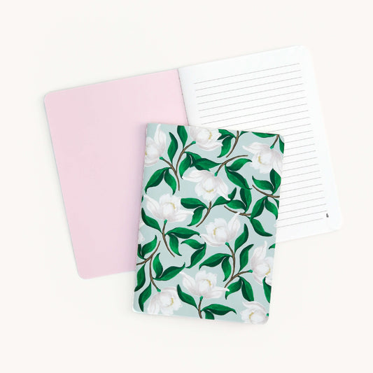 Savannah Blooms Mini Notebook Inside Cover & Pages