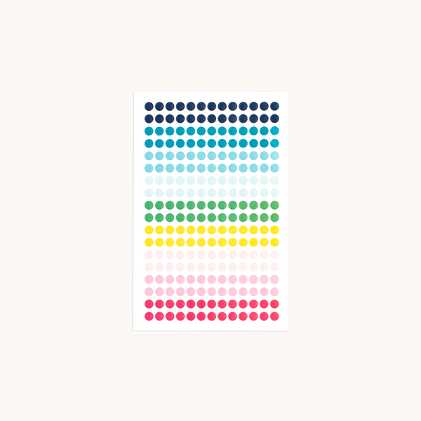 Simplified by Emily Ley | Bold Color-Coding Dot Sticker Set