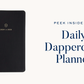 2024-2025 Daily, Dapperdesk Planner, Black Tie