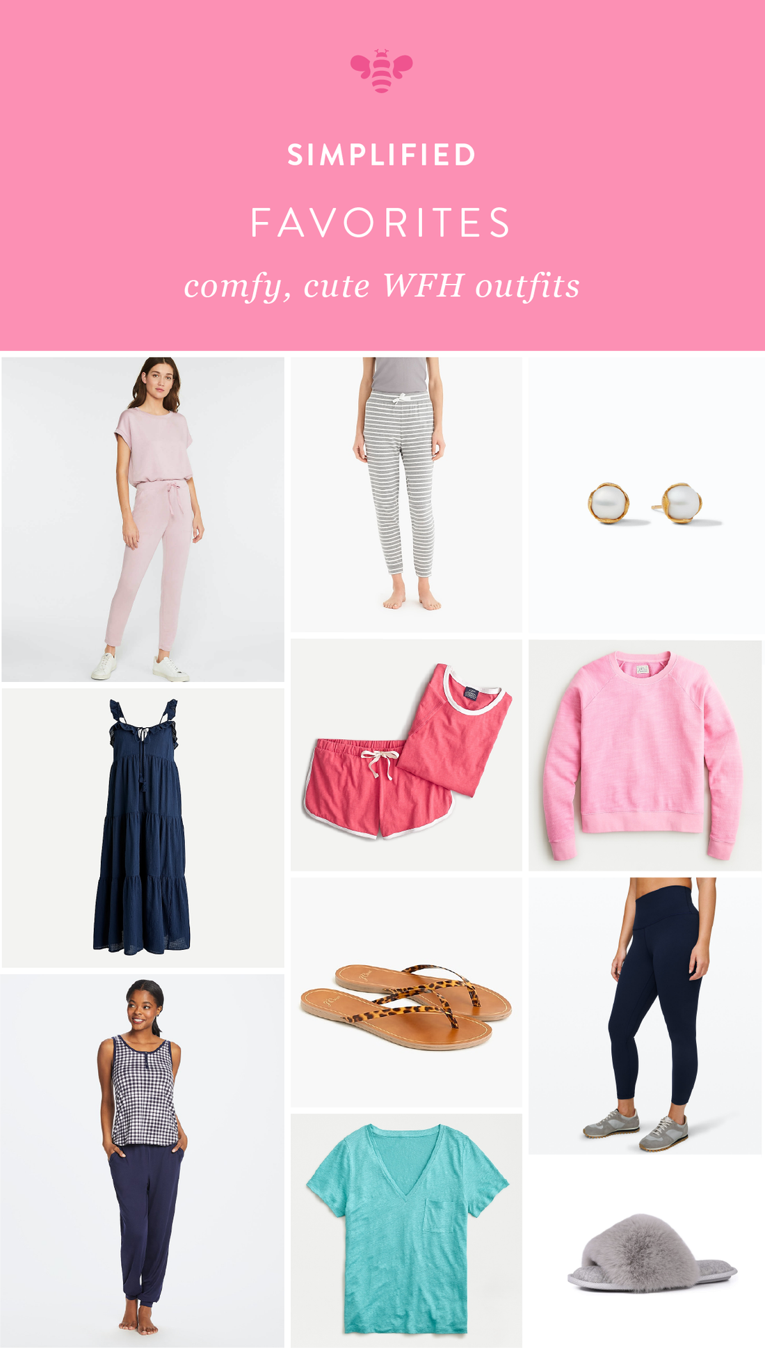 Simplified Favorites: Cute, Comfy WFH Outfits