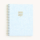 Misty Meadow large softcover weekly planner with a blue floral cover and flexible design for everyday organization
