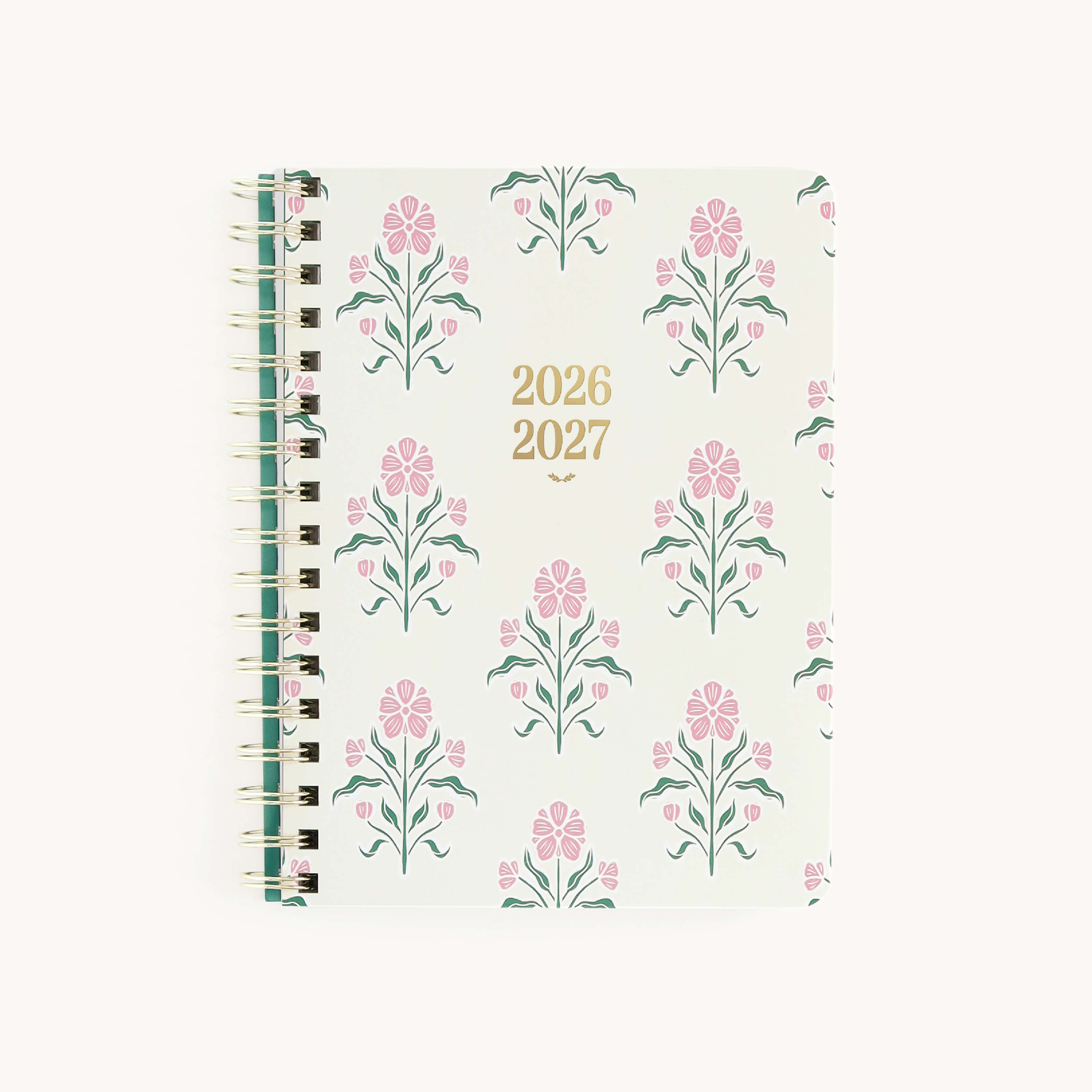 Blush Botanical small softcover weekly planner with delicate floral cover and portable design for planning on the go