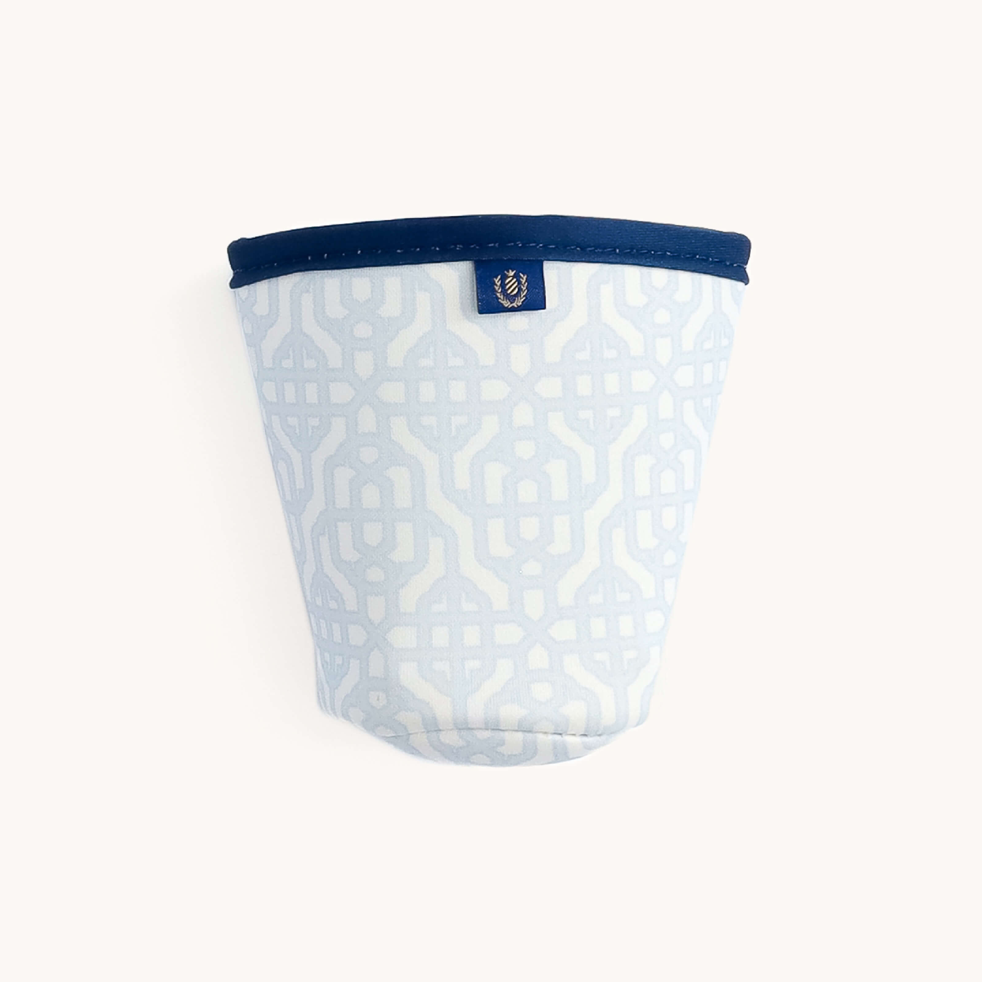 Empty Carolina Trellis Coffee Cooler on white background. 