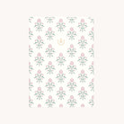 Blush Botanical mid size notebook with compact size for everyday notes, lists, and on-the-go organization