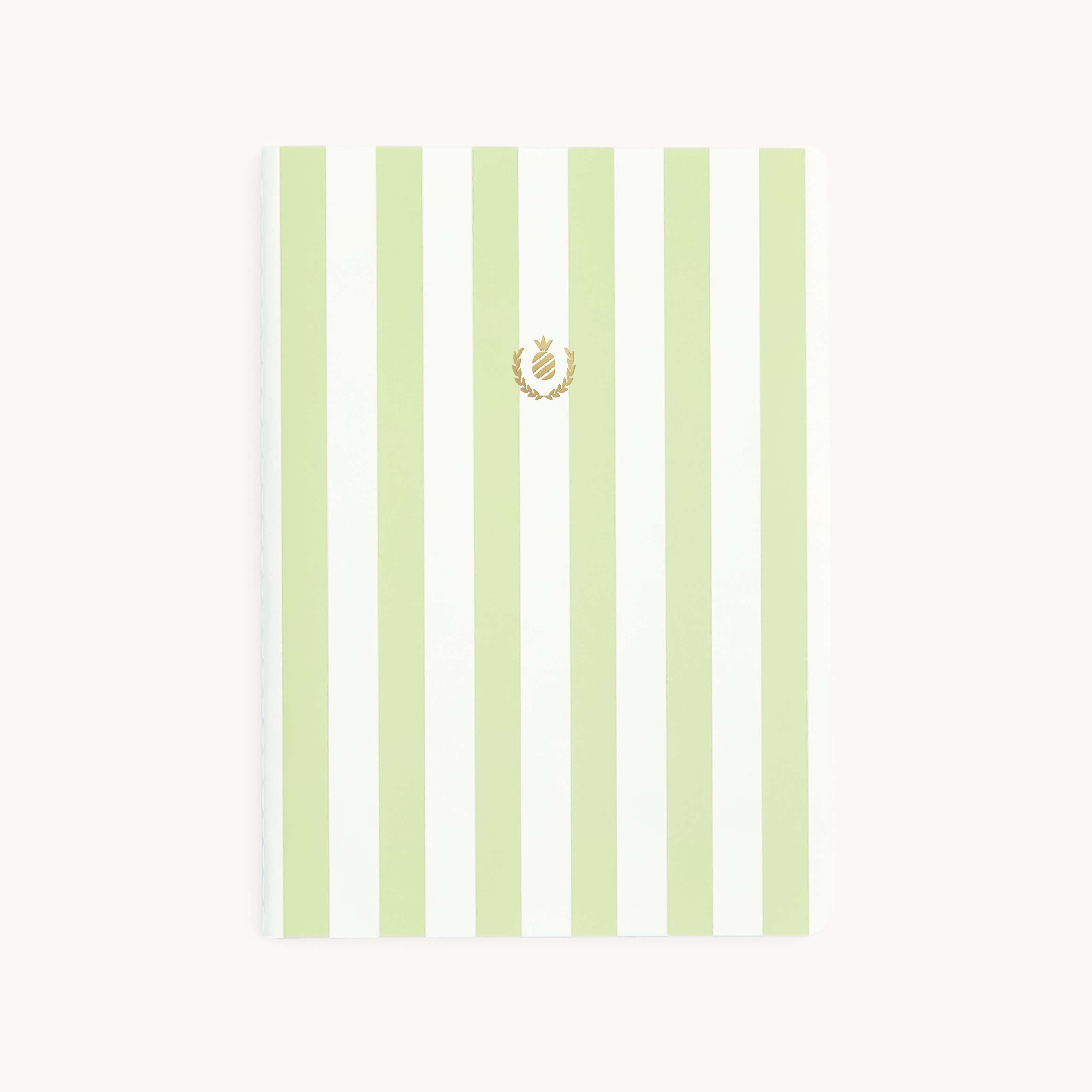 Club Stripe mid size notebook compact size for everyday notes, lists, and on-the-go organization