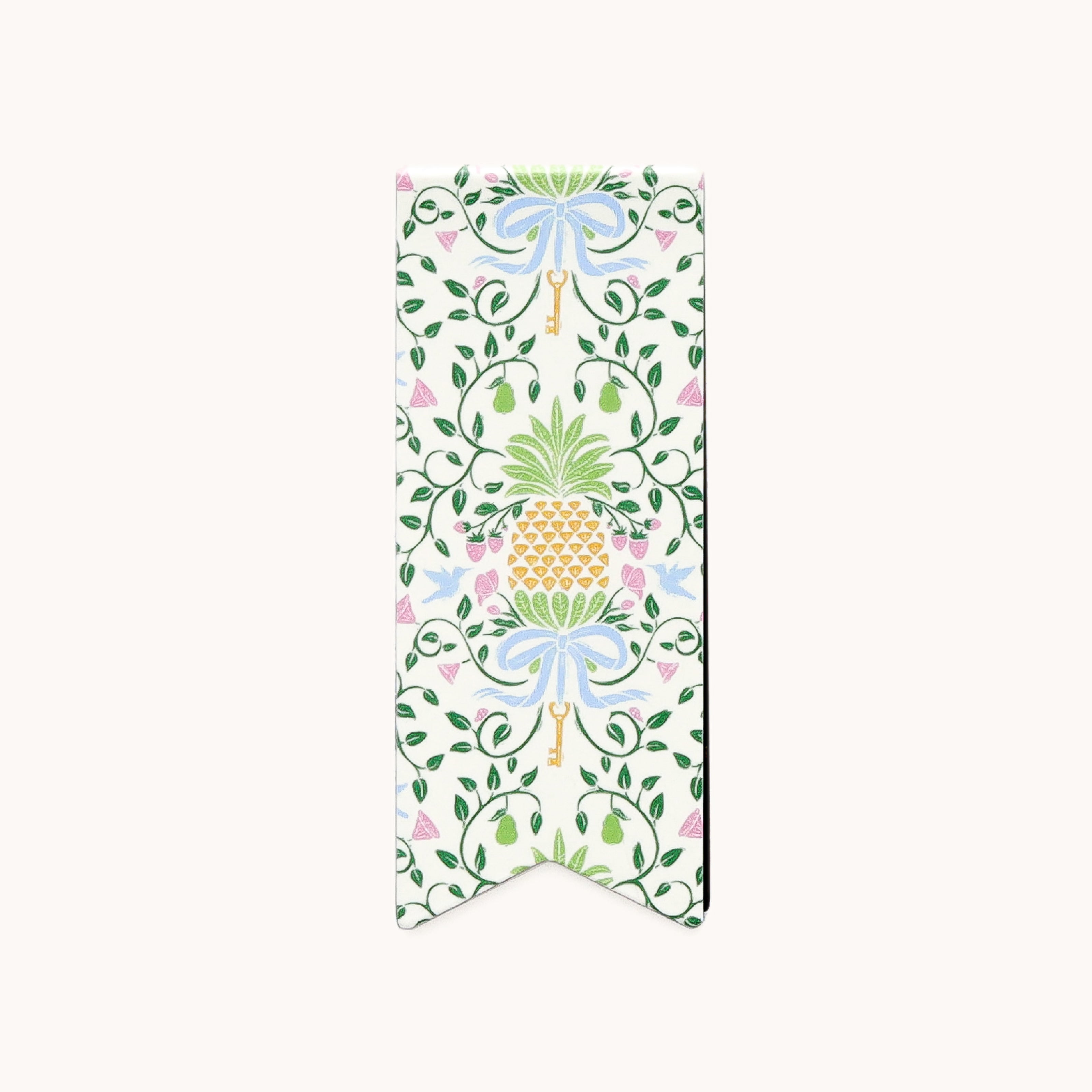 Pineapple Charm magnetic page marker with flag-shaped design for marking planner pages, bookmarks, and staying organized