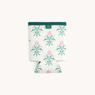 Floral Blush Botcanical Can Cooler on a white background