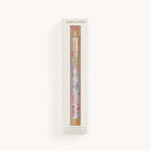 The Click Pen - Cottage Floral by Simplified is an elegant everyday writing essential. It features a metal pen body with floral patterns and gold accents, encased in white packaging labeled Simplified and Click Pen.