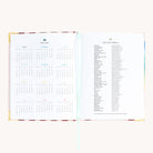Bookbound weekly planner yearly overview and holiday pages for long-term scheduling and important dates