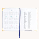 Bookbound weekly planner yearly overview and holiday pages for long-term scheduling and important dates