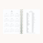 Small weekly planner yearly overview pages for planning important dates and long-term schedules