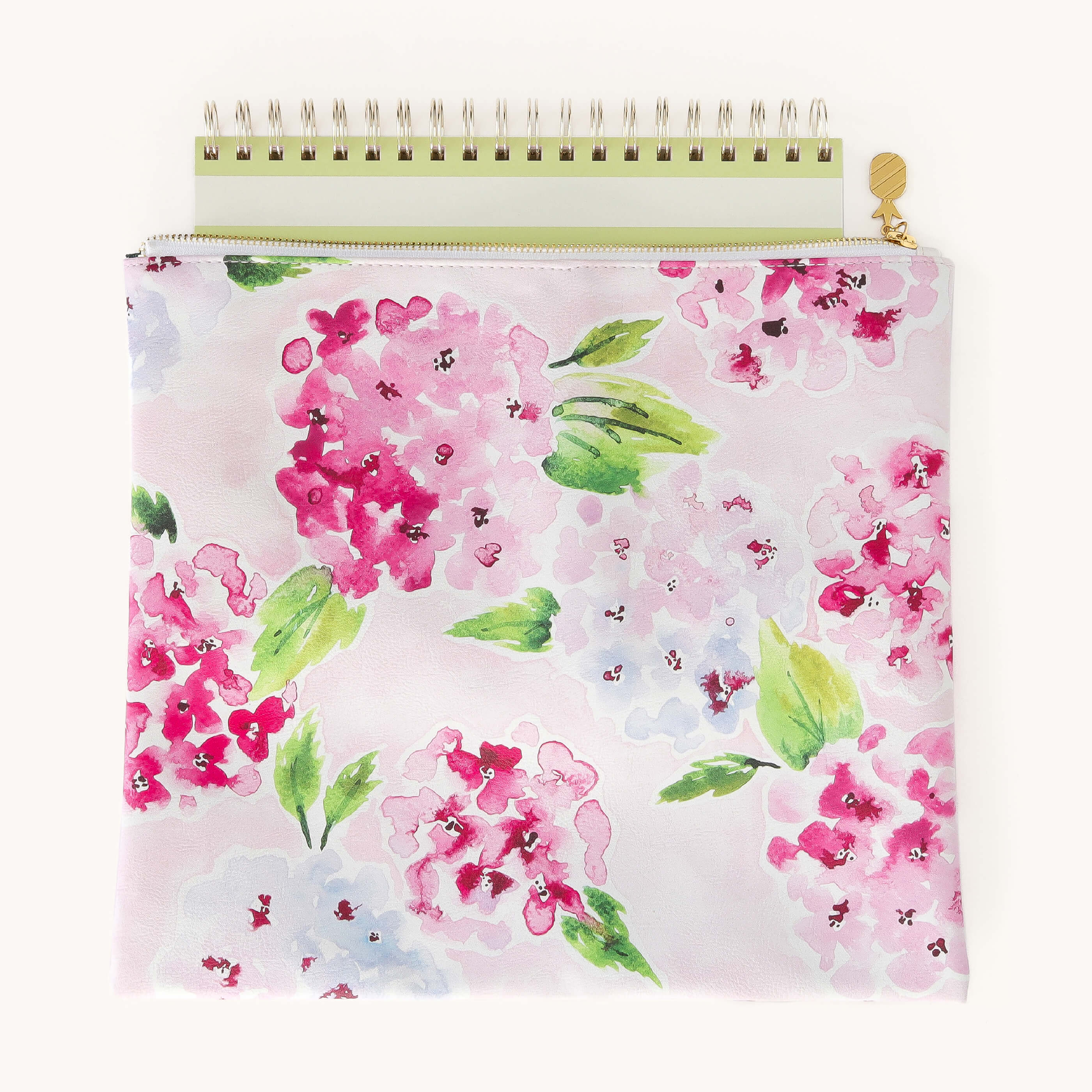 Large Softcover Weekly Planner inside Planner Pouch