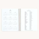 Large weekly planner yearly overview pages for long-term scheduling and important dates