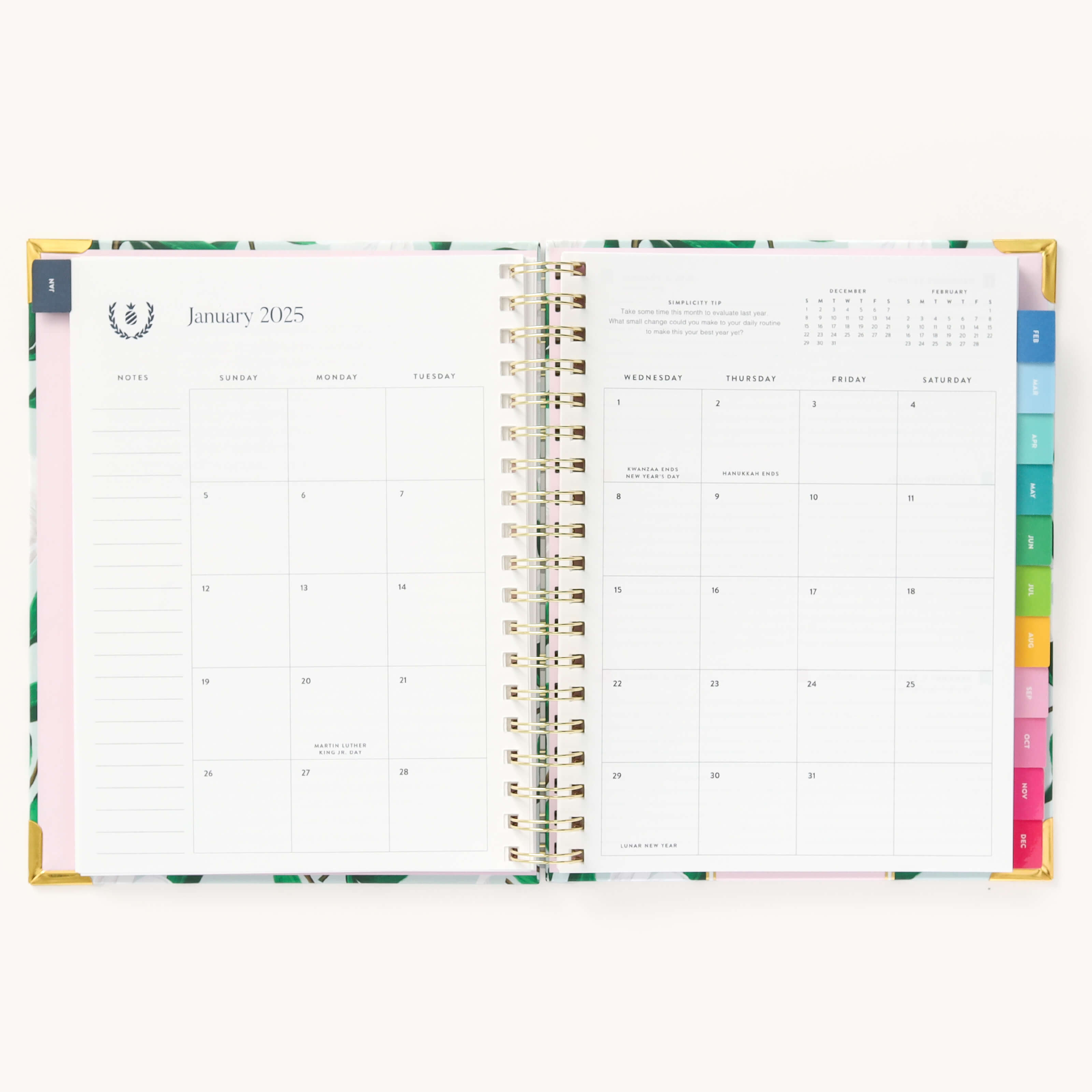 2025 Weekly Simplified Planner - Savannah Blooms