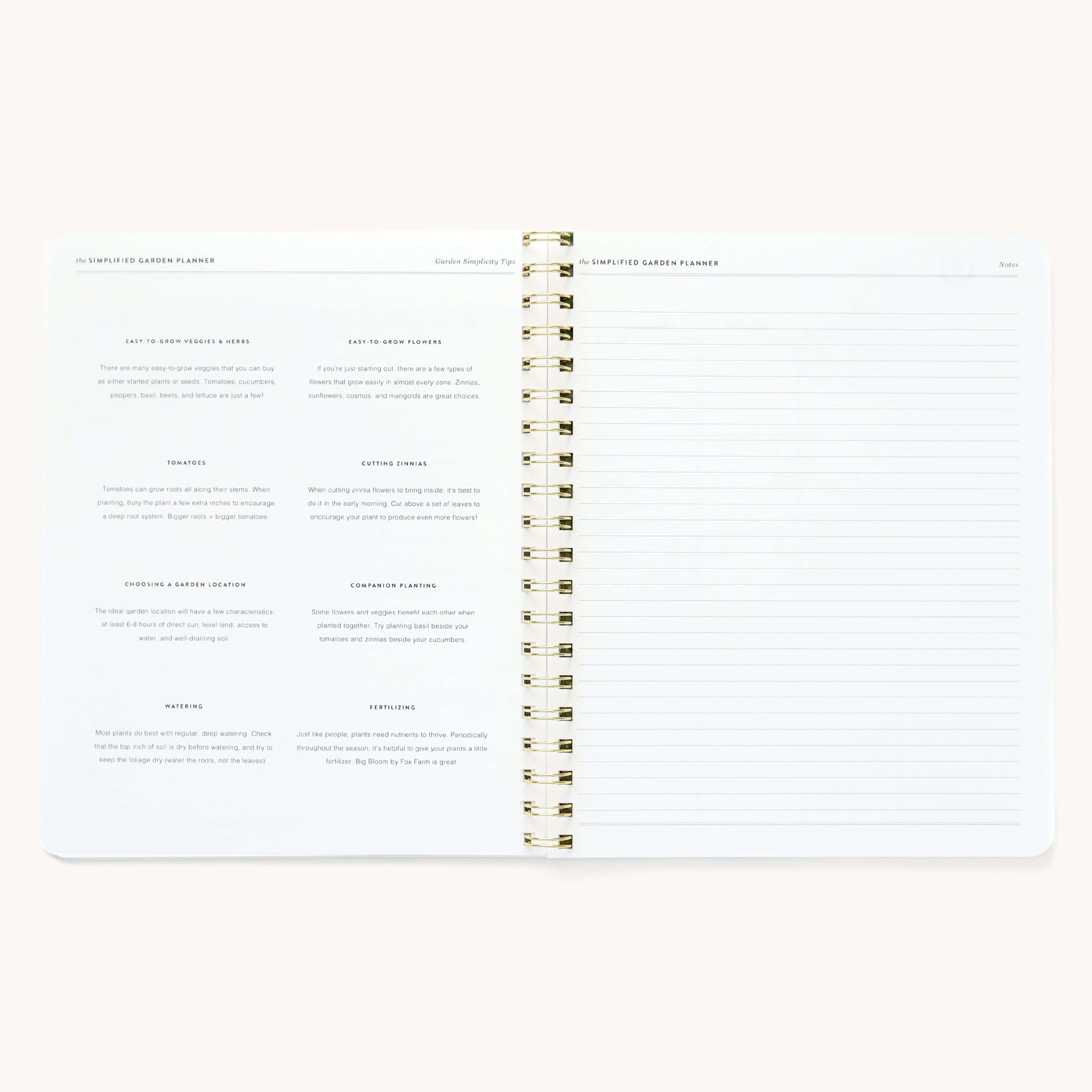 Garden planner simplified