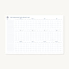 The Simplified 2026 Wall Calendar - Printable features all twelve months in a grid, a left notes section, and “Two Thousand and Twenty-Six” at the top. This digital download has a minimalist design with a clean, light background.