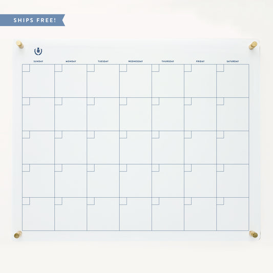 Acrylic Wall Calendar, Simplified