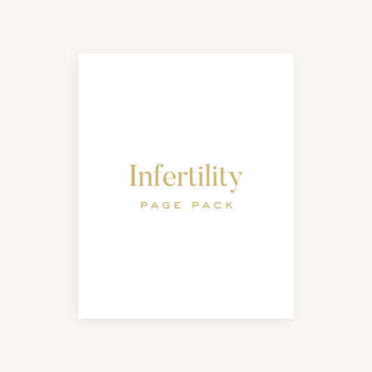 INFERTILITY BABY BOOK PAGE PACK