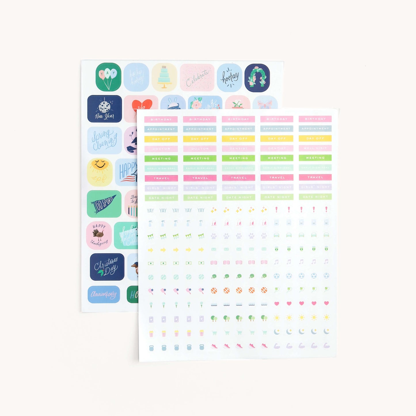 Cling Sticker Set, Decorative Simplified® by Emily Ley