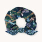 midnight chinoiserie scrunchie