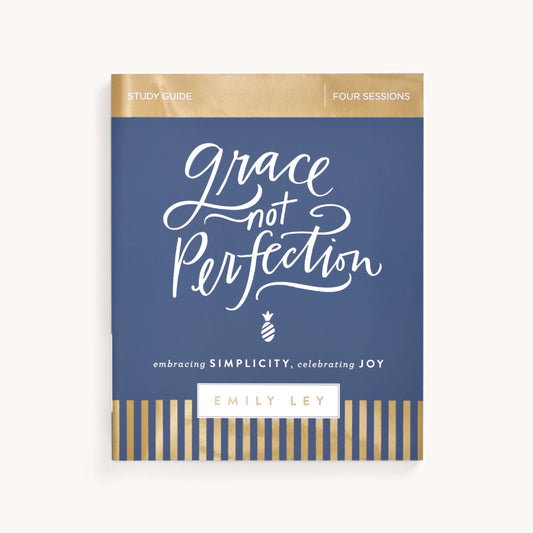 GRACE NOT PERFECTION STUDY GUIDE COVER
