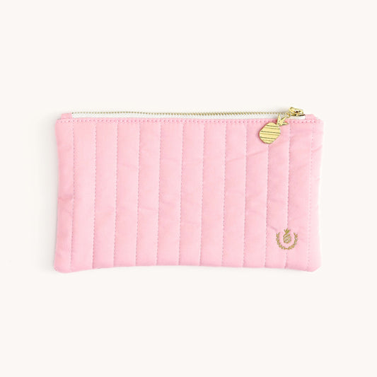 Blush Quilted Pouch