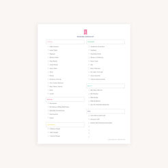 Packing Checklist Printable – Simplified® by Emily Ley