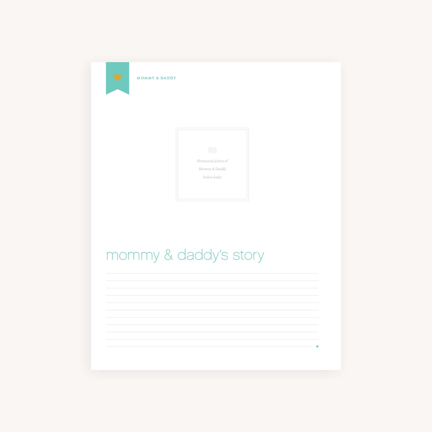 MOMMY & DADDY'S STORY