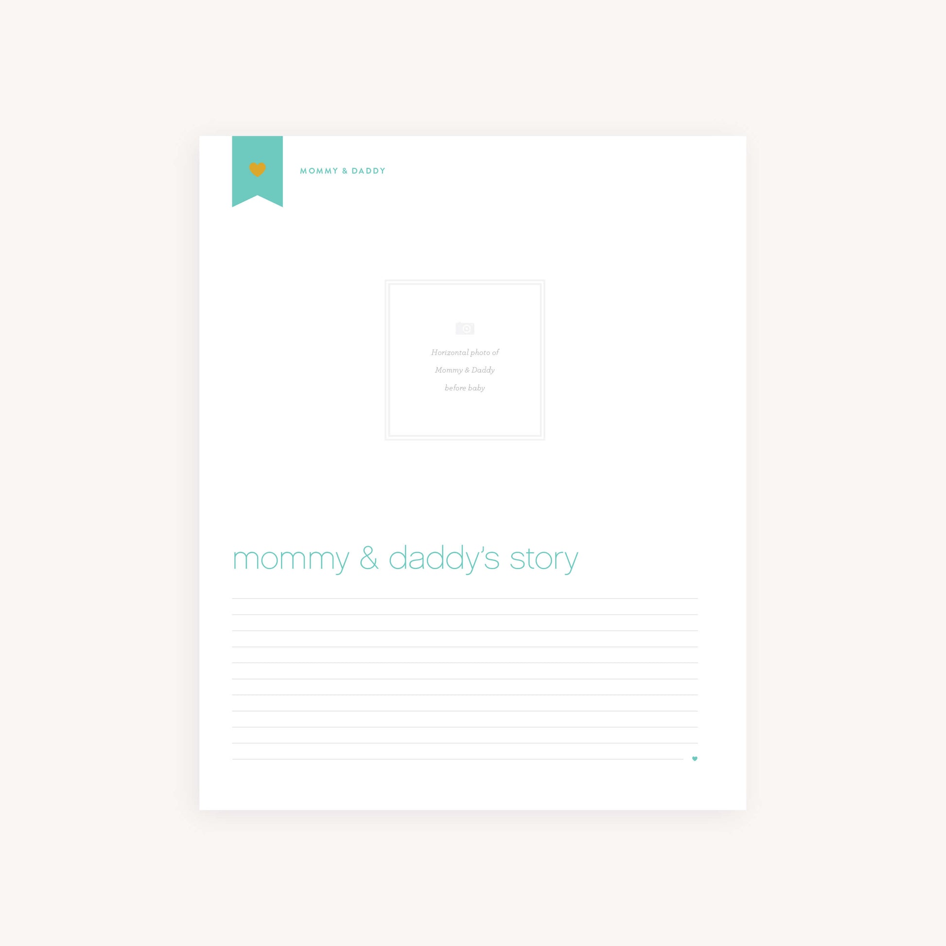 MOMMY & DADDY'S STORY