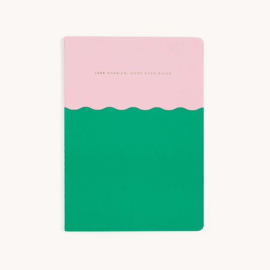 Less Chasing More Cherishing Mid-Size Notebook