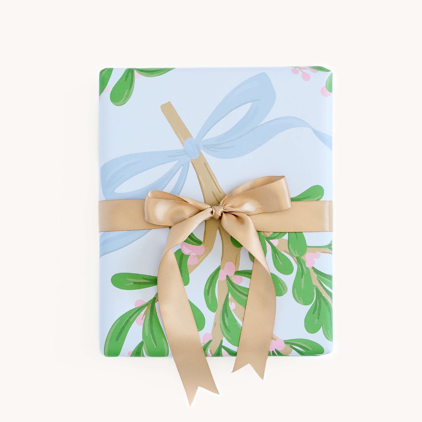 Mistletoe Bows Gift Wrap