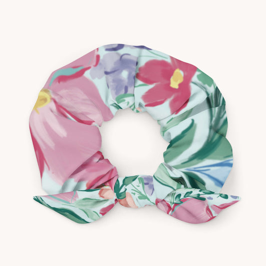 blush magnolia scrunchie