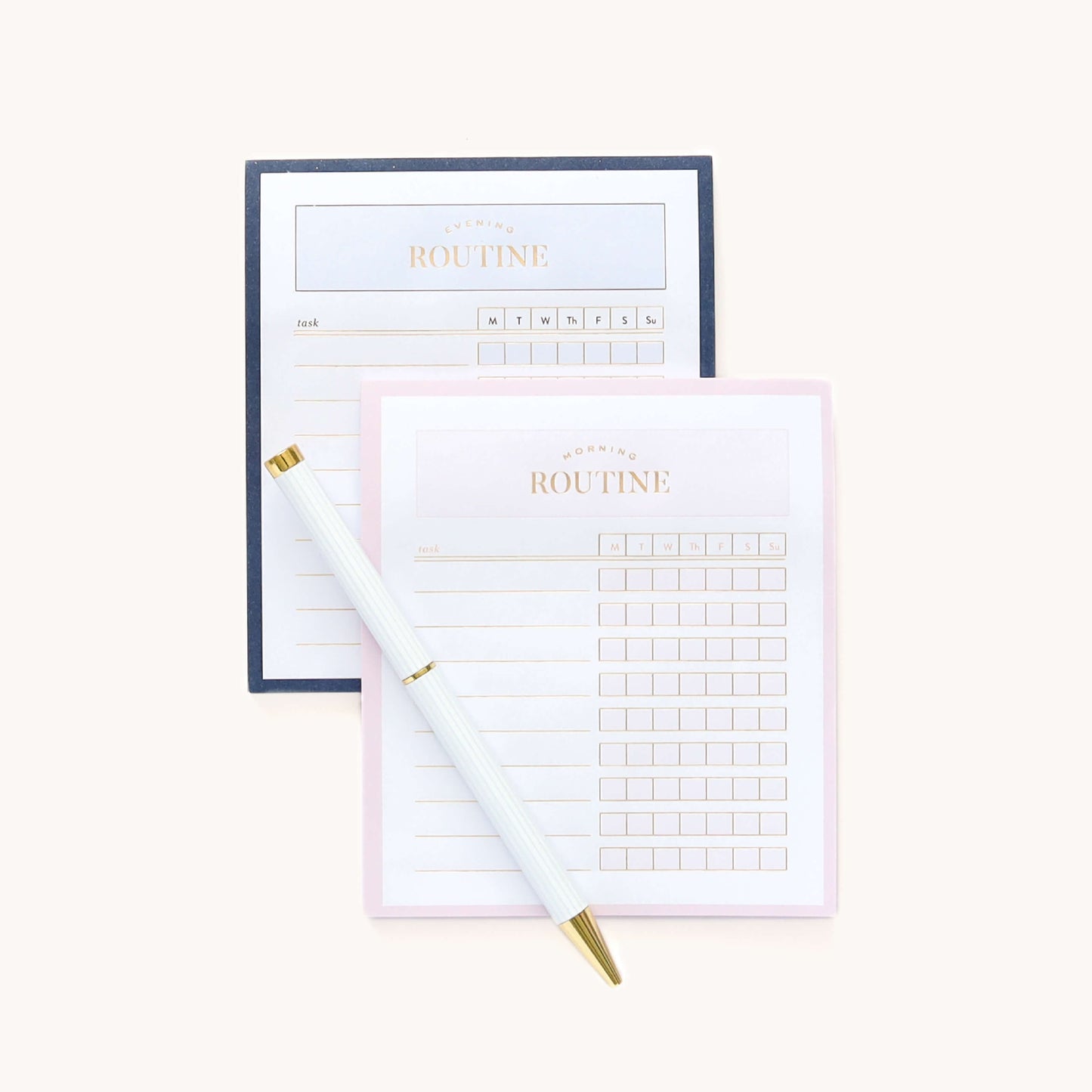 Routines Sticky Notepad Set with Twist Pen