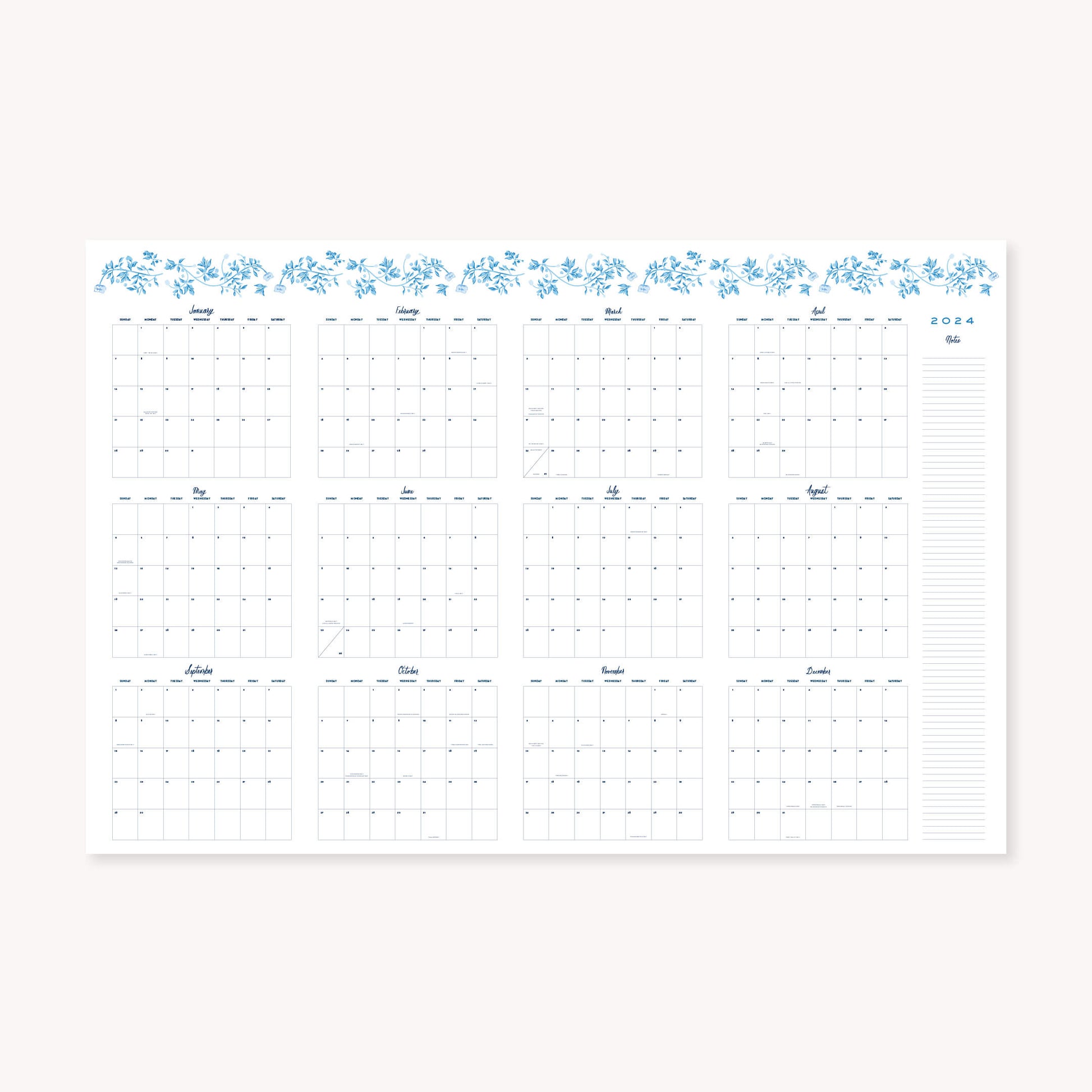 Spring Love March 2020 Monthly View Kit Digital Printable Planner