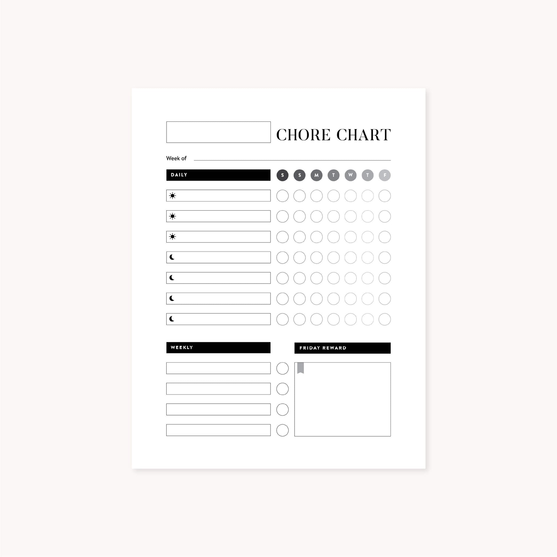 Printable Pack, Chore Chart & Routine Chart – Simplified® by Emily Ley