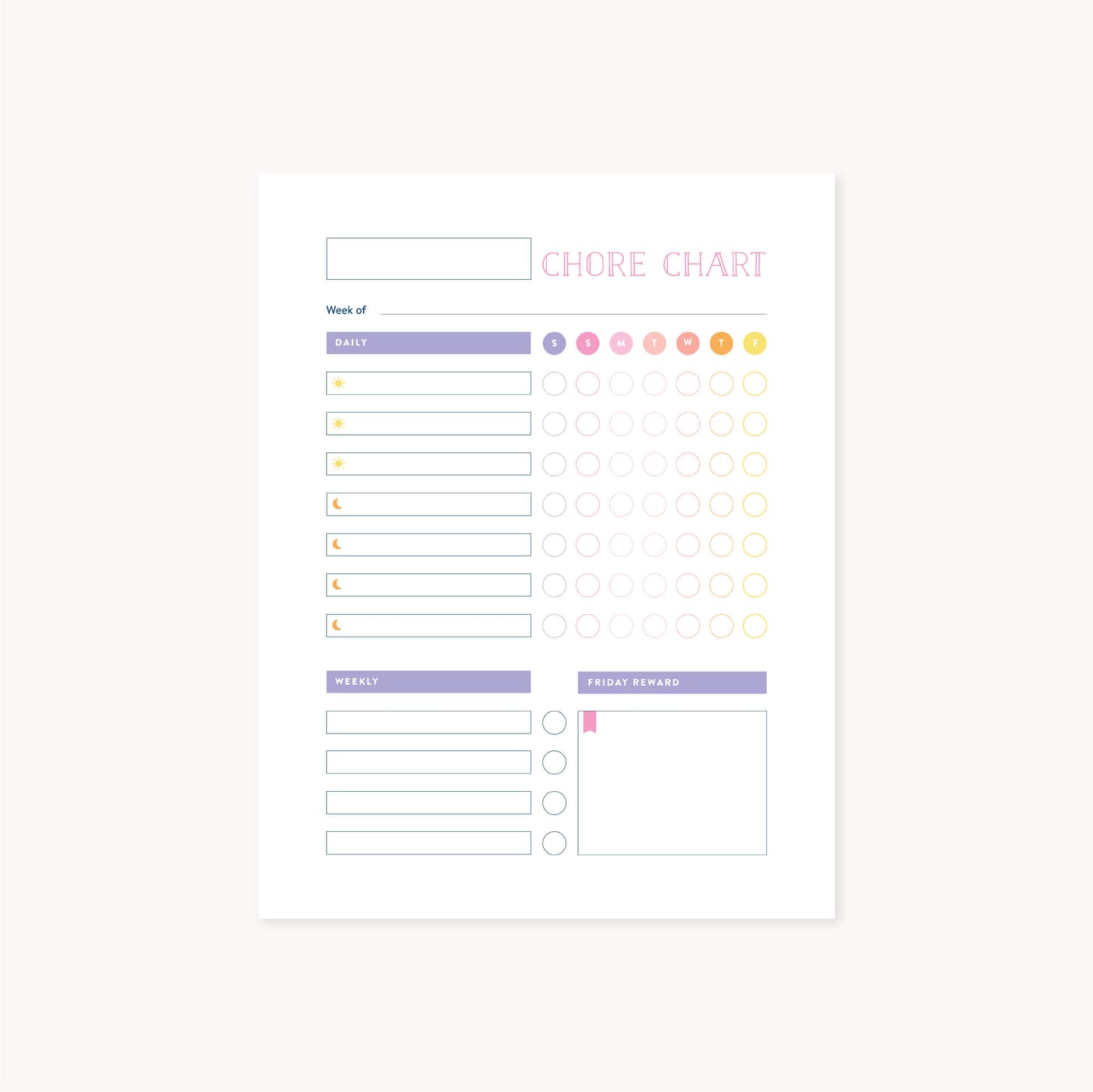 Printable Pack, Chore Chart & Routine Chart – Simplified® by Emily Ley