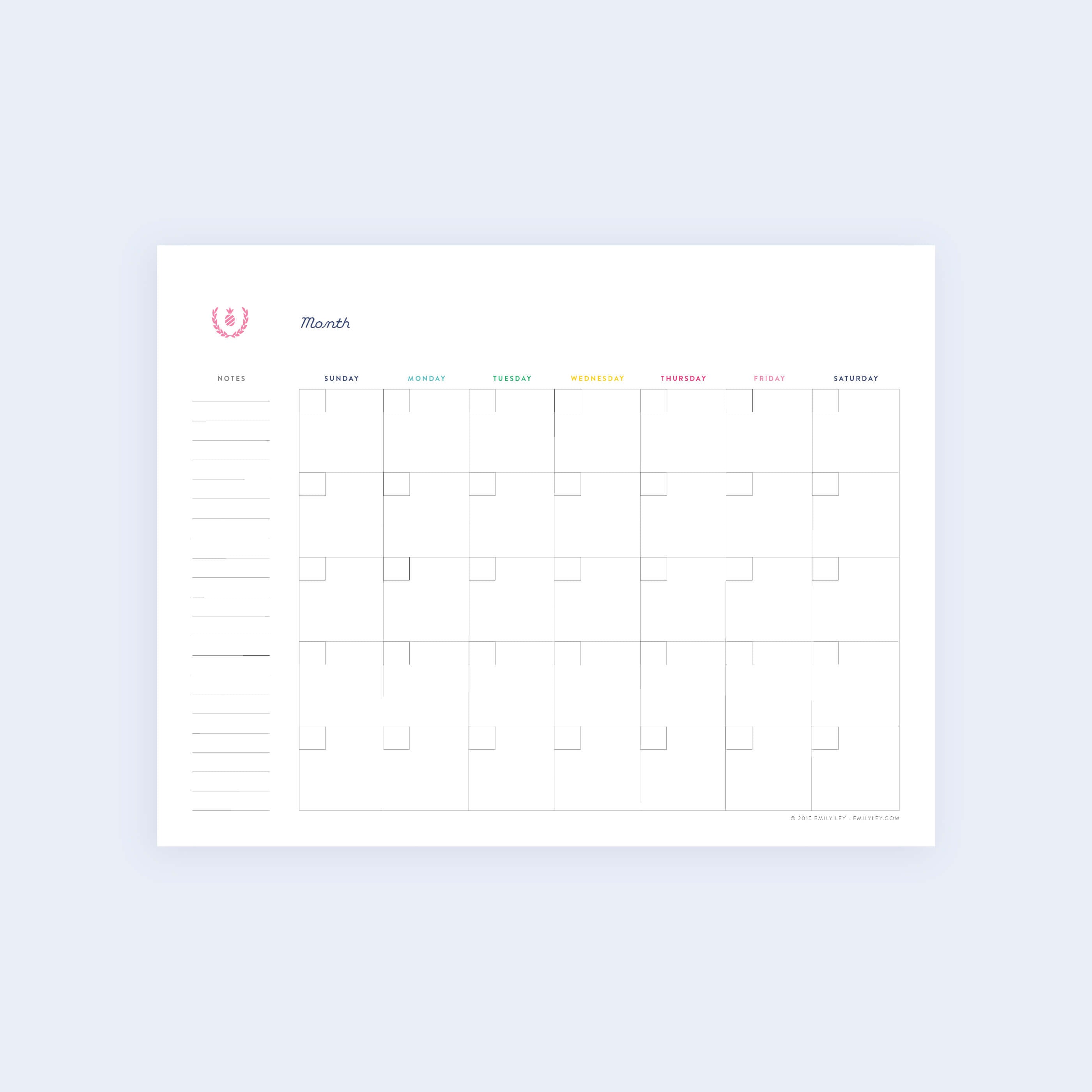 Weekly Blank Calendar Grid weekly-blank-calendar-grid