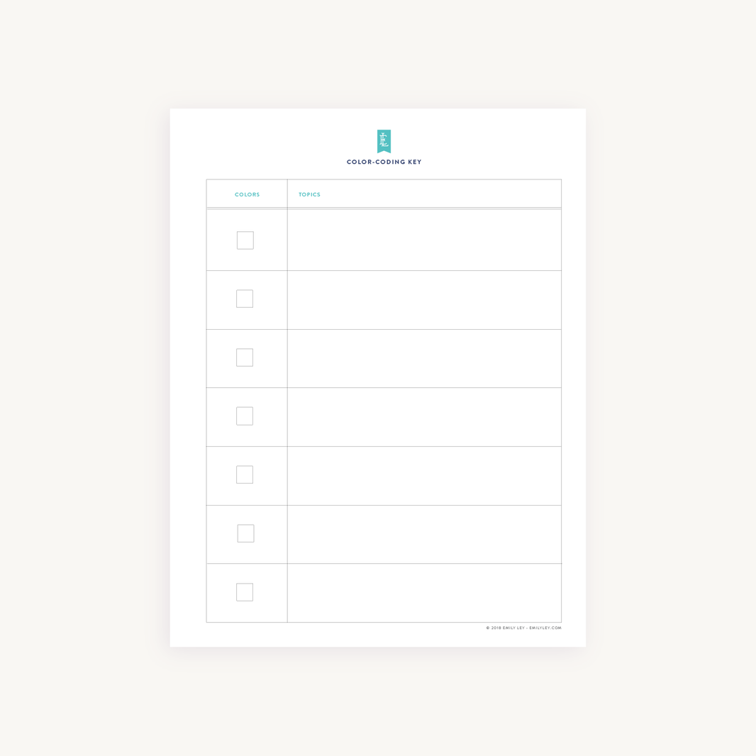 Free Printable Library Page 2 Simplified® by Emily Ley