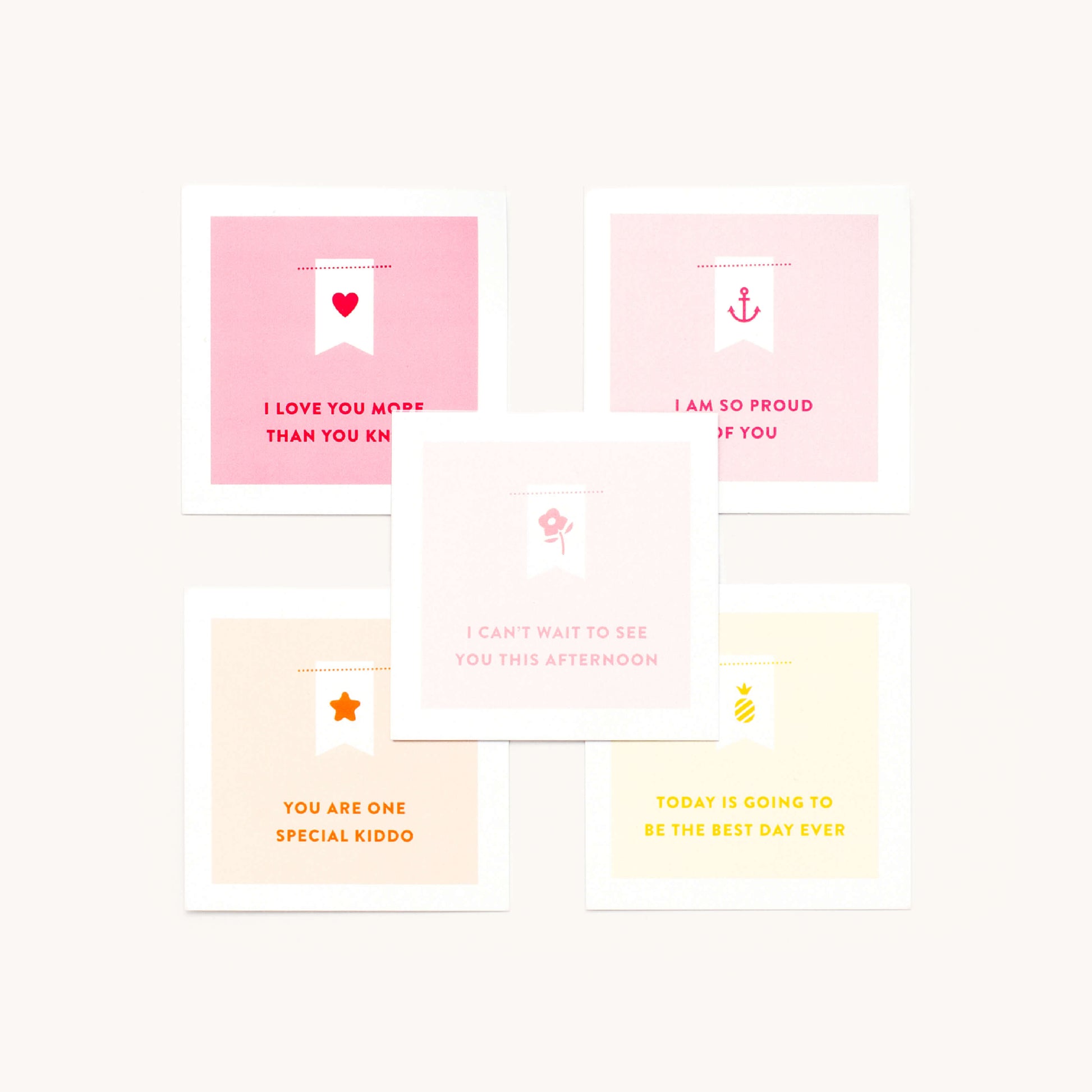 Pink Lunchbox Note Set