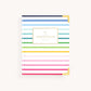 HAPPY STRIPE WEEKLY PLANNER COVER