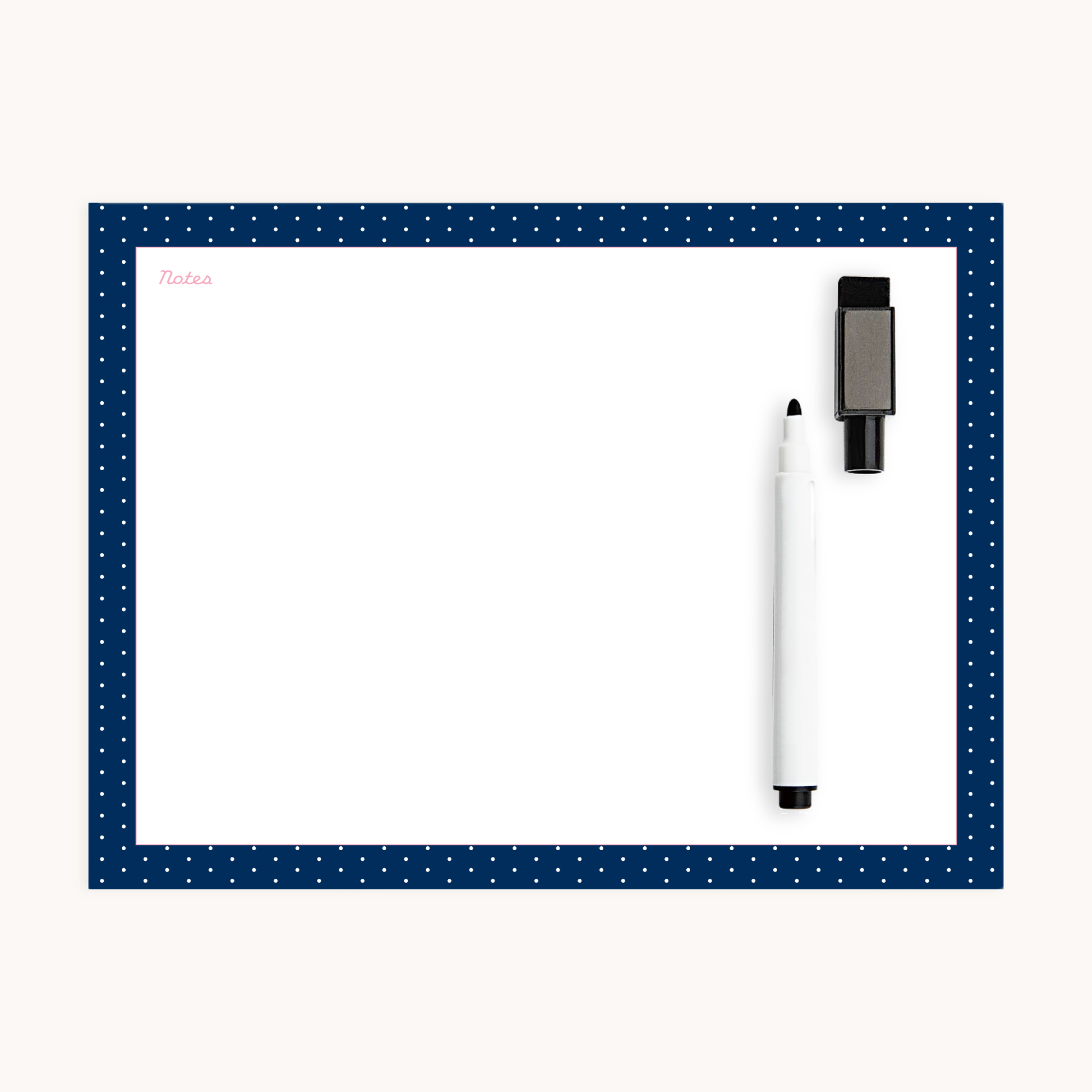 Blank Notes Magnet & DRY ERASE MARKER